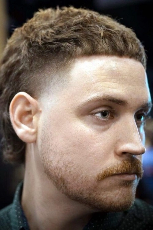  Burst Fade Buzz Cut Mullet