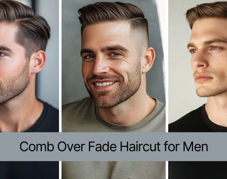 Comb Over Fade Haircut for Men