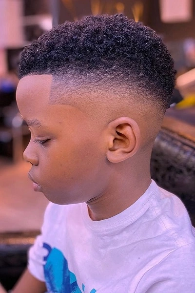 Fade Haircut Black Boy