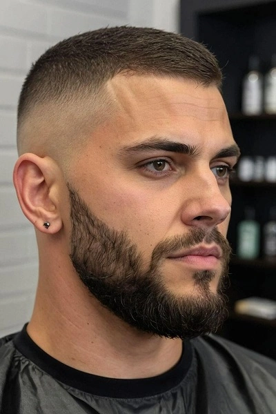 High Bald Fade Haircut for Men