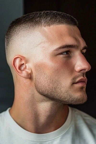 High Bald Fade Haircut for Men