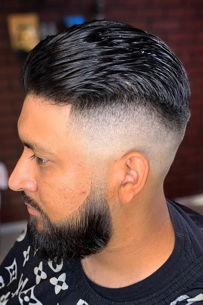 High Drop Fade Haircut for Men