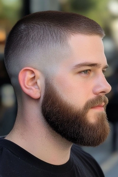 High Fade Buzz Cut for Men