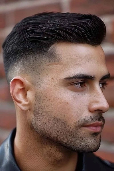 High Fade Comb Over