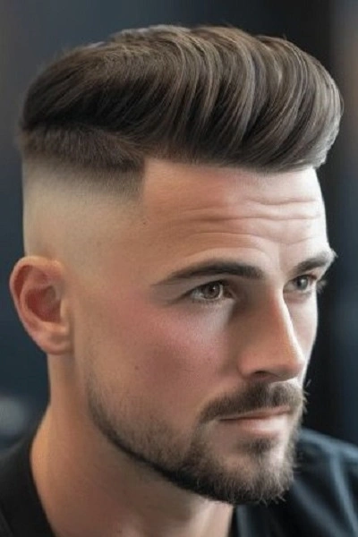 High Fade Comb Over