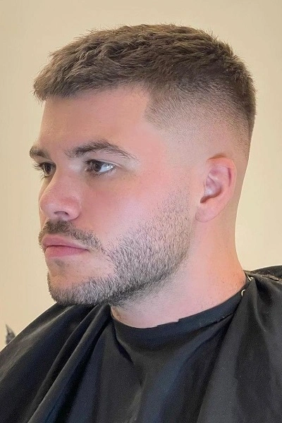  High Fade Crew Cut for Men