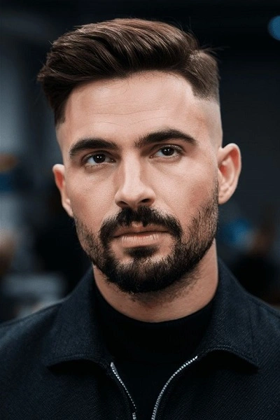 High Fade Pompadour for Men