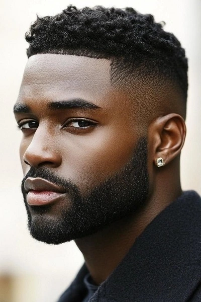 High Shadow Fade Haircut for Men