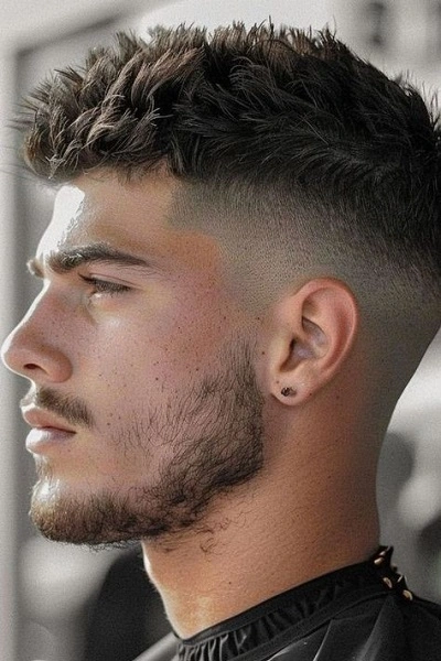 High Shadow Fade Haircut for Men