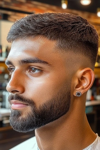 High Taper Fade Haircut for Men