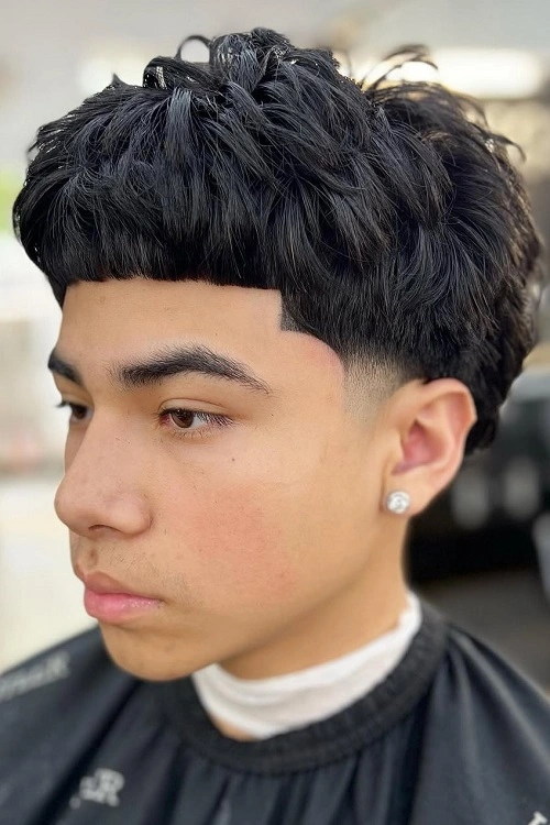 Low Taper Fade Haircut Fluffy Edgar Cut