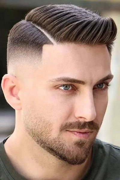 Taper Fade Comb Over