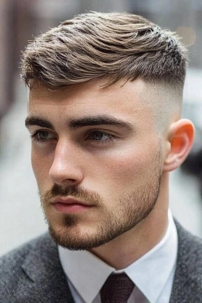  High Fade Quiff Haircut for Men