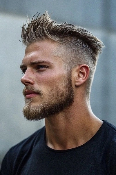 Fohawk Fade Short Hair