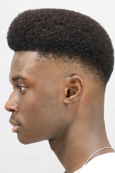 High Top Afro Taper Fade