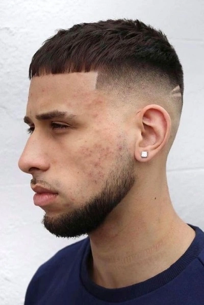 High Taper Fade Crew Cut