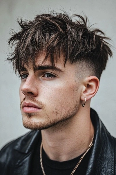 High Taper Fade Fringe