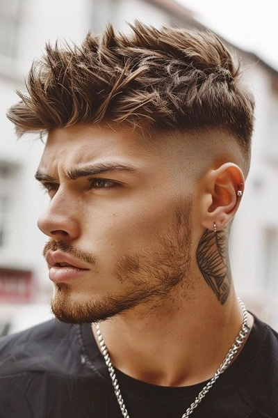 High Taper Fade Fringe