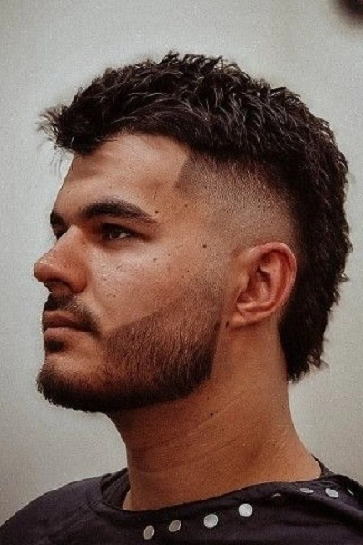 High Taper Fade Mullet