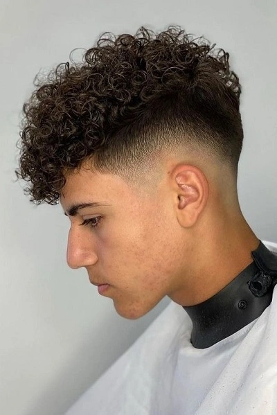 High Taper Fade Perm