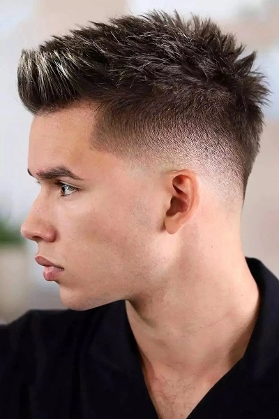 Short Spiky Fade Haircut