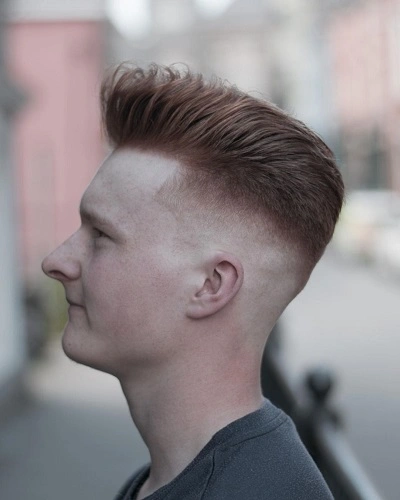 High Fade for Straight Hair Men