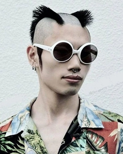 Reverse Mohawk Boosie Fade